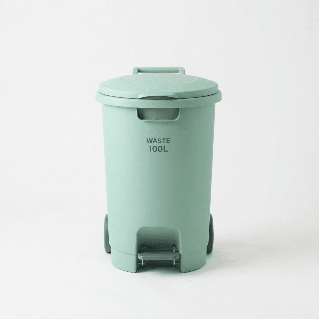 100L wheel and pedal bin Kenya