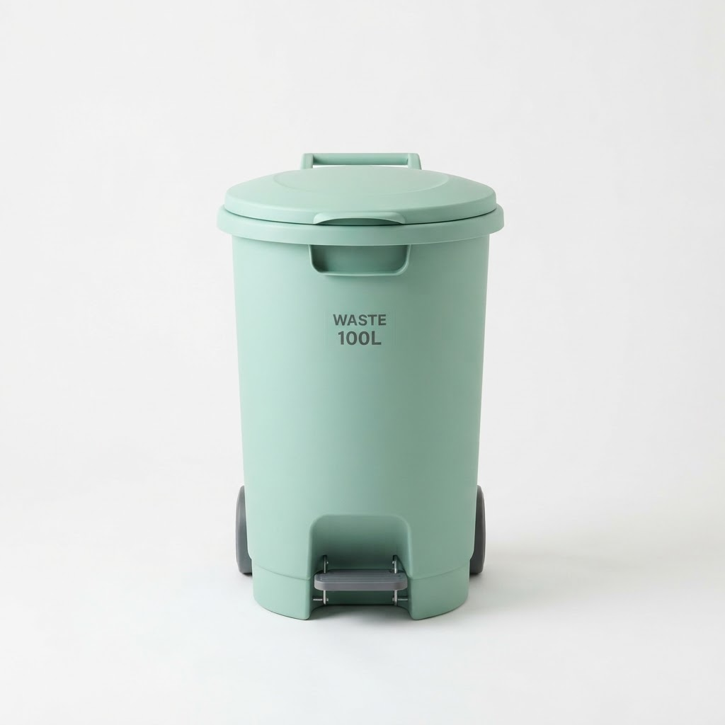 100L wheel and pedal bin Kenya